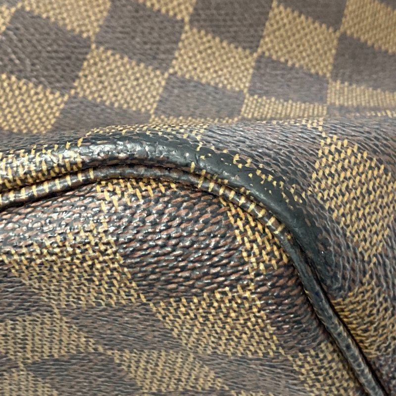 LOUIS VUITTON 路易威登 N40597 NEVERFULL GM 托特包 PVC帆布 棋盤格 棕色 金釦-5