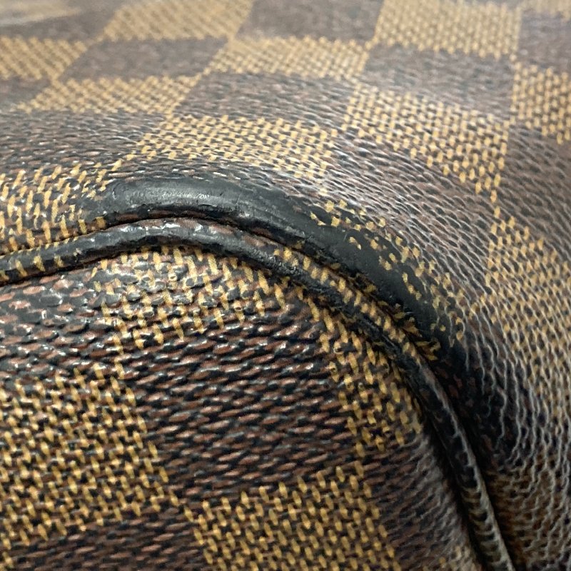 LOUIS VUITTON 路易威登 N40597 NEVERFULL GM 托特包 PVC帆布 棋盤格 棕色 金釦-7