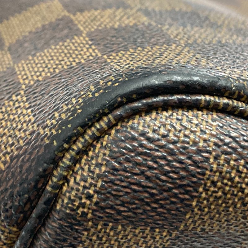 LOUIS VUITTON 路易威登 N40597 NEVERFULL GM 托特包 PVC帆布 棋盤格 棕色 金釦-8
