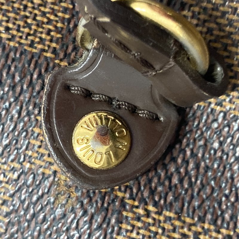 LOUIS VUITTON 路易威登 N40597 NEVERFULL GM 托特包 PVC帆布 棋盤格 棕色 金釦-13