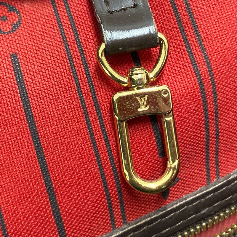 LOUIS VUITTON 路易威登 N40597 NEVERFULL GM 托特包 PVC帆布 棋盤格 棕色 金釦-14