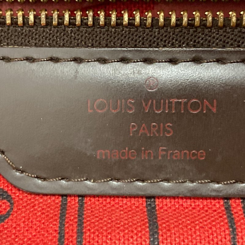LOUIS VUITTON 路易威登 N40597 NEVERFULL GM 托特包 PVC帆布 棋盤格 棕色 金釦-19