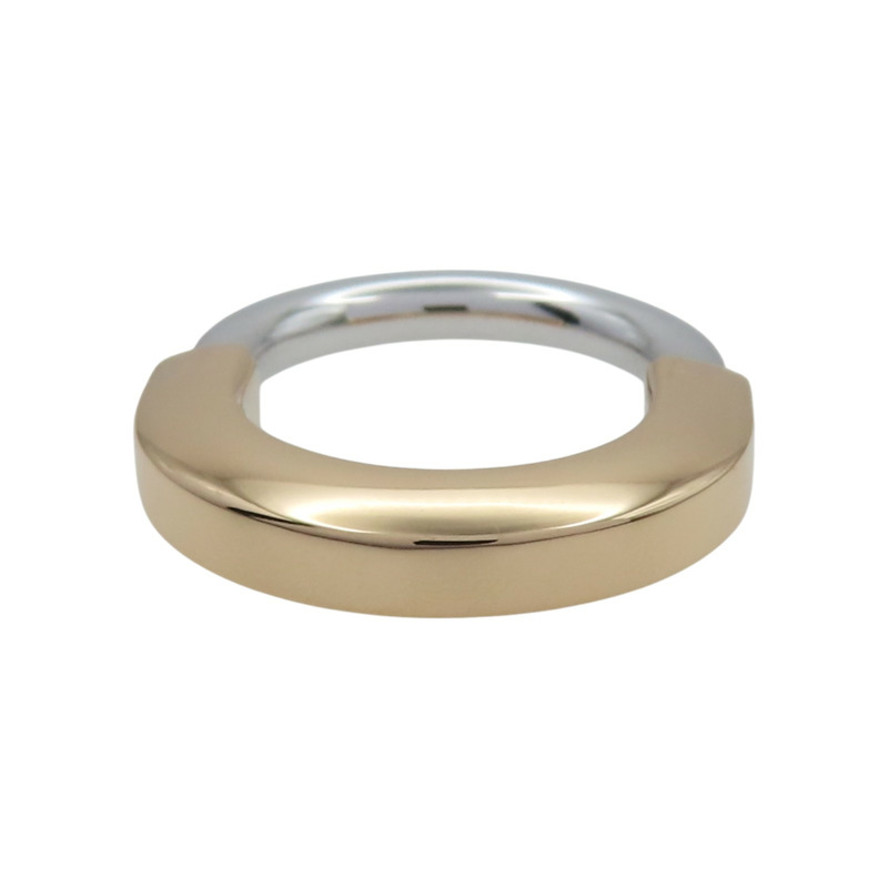 18K白/玫瑰金 鑽石 Lock 戒指【Tiffany & Co 蒂芬妮】-3