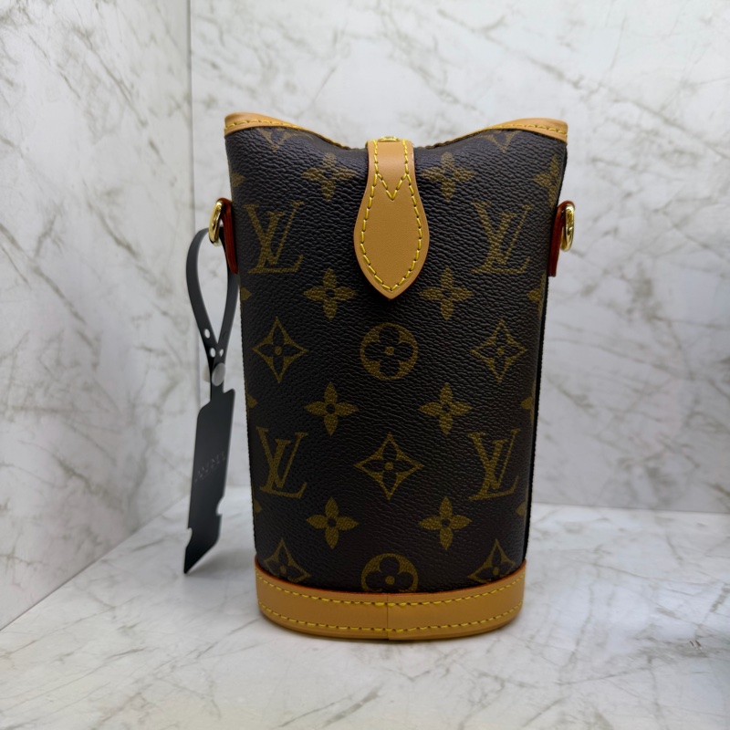 LV老花薯條斜背包/晶片-3