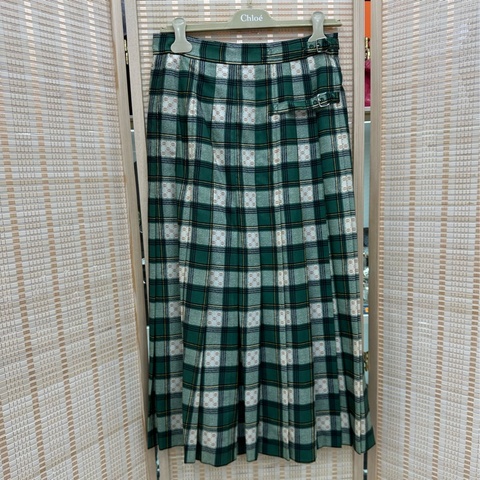 Gucci倪妮同款圍裹式半裙全羊毛，偏薄 42碼