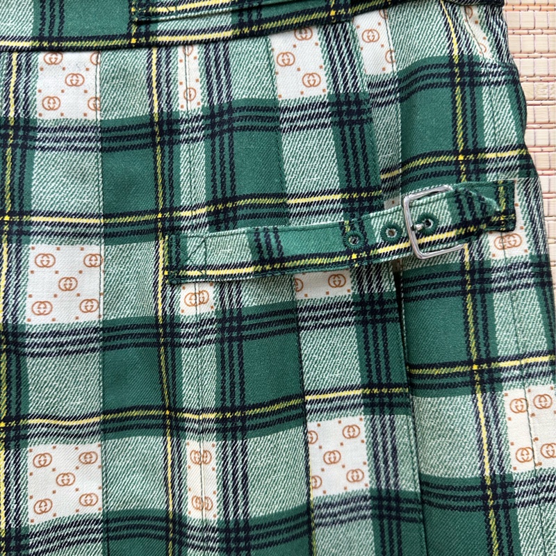 Gucci倪妮同款圍裹式半裙全羊毛，偏薄 42碼-2