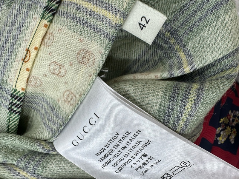 Gucci倪妮同款圍裹式半裙全羊毛，偏薄 42碼-4