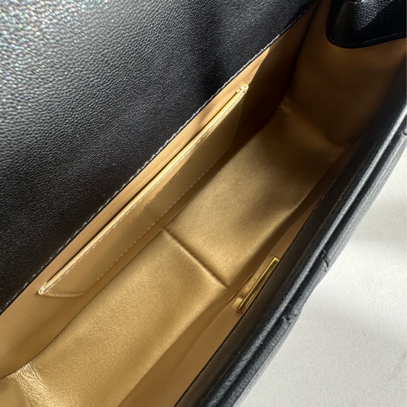 chanel黑大菱格雙珍珠調節鏈包   超美的✨-26