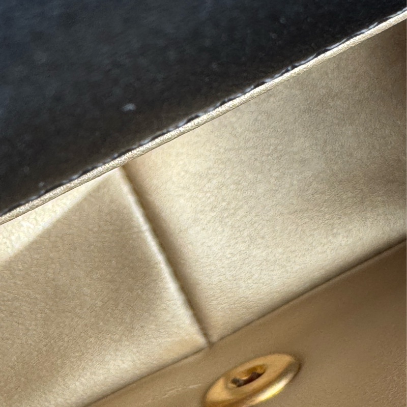 chanel黑大菱格雙珍珠調節鏈包   超美的✨-31