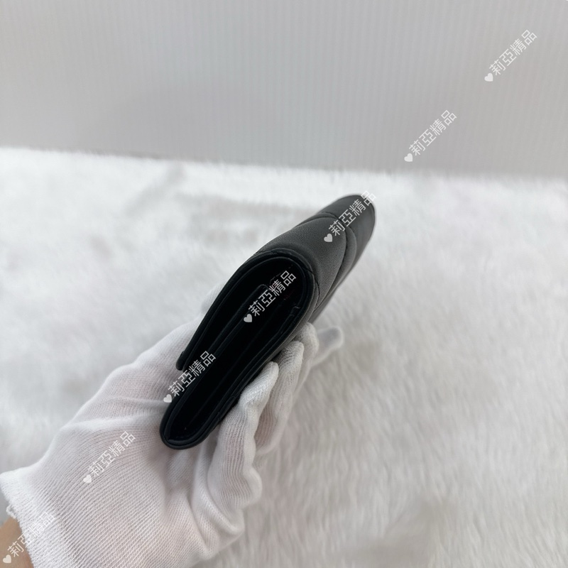 莉亞精品♡Chanel AP1180 雙層卡包 二手-6