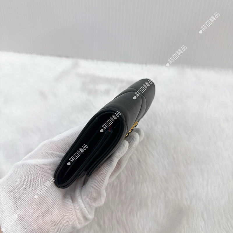 莉亞精品♡Chanel AP1180 雙層卡包 二手-8