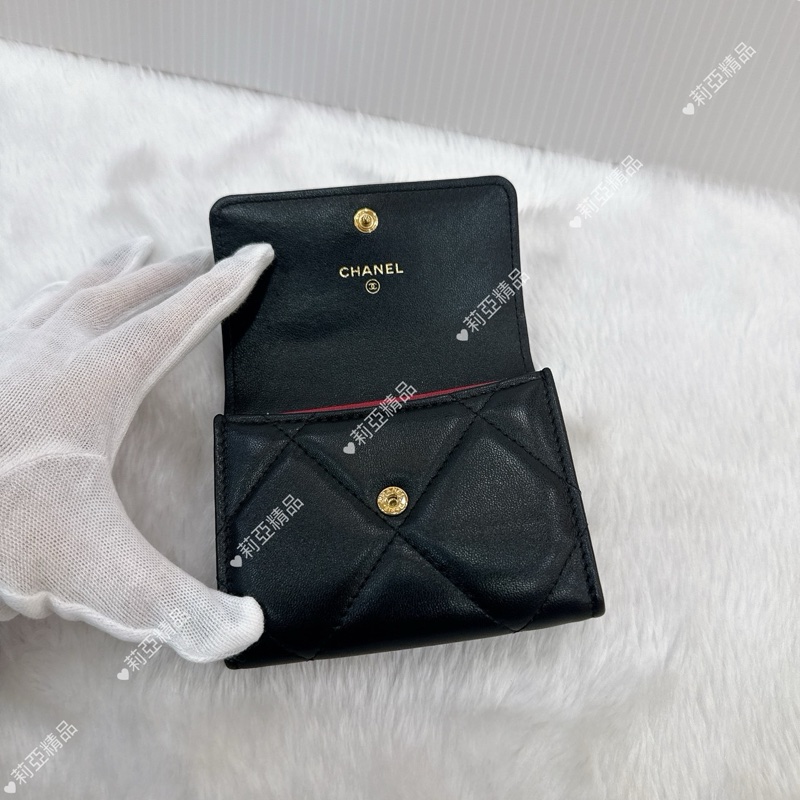 莉亞精品♡Chanel AP1180 雙層卡包 二手-11
