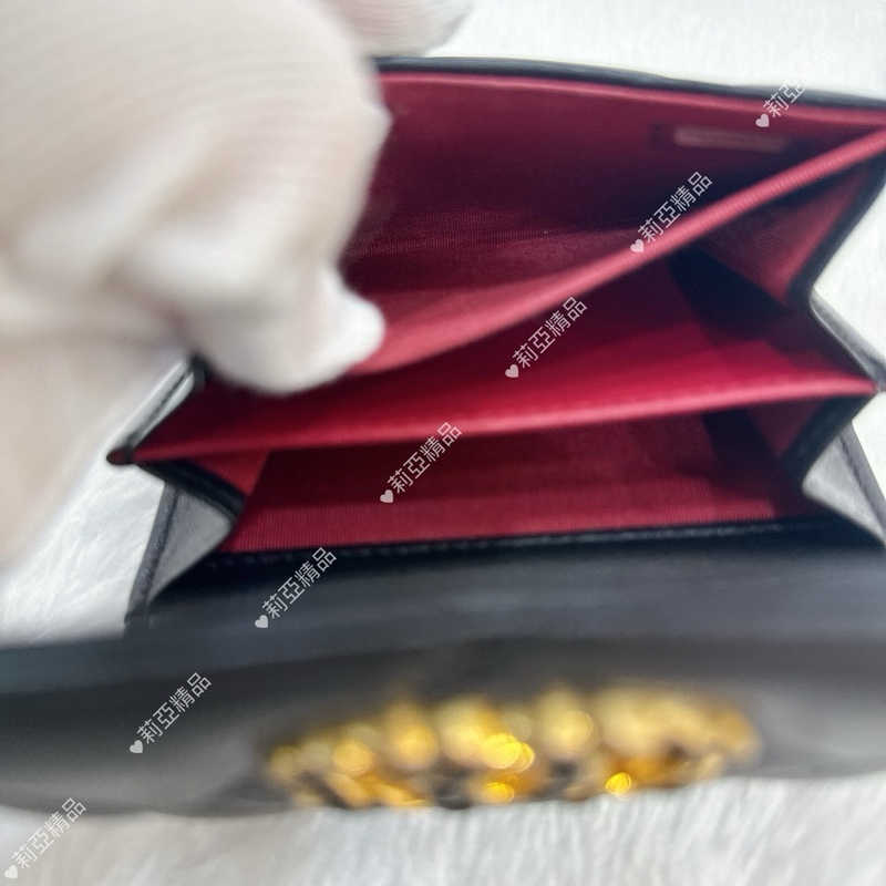 莉亞精品♡Chanel AP1180 雙層卡包 二手-14