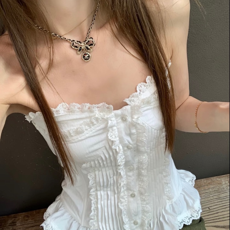 Chanel 雙C 蝴蝶結項鍊-6