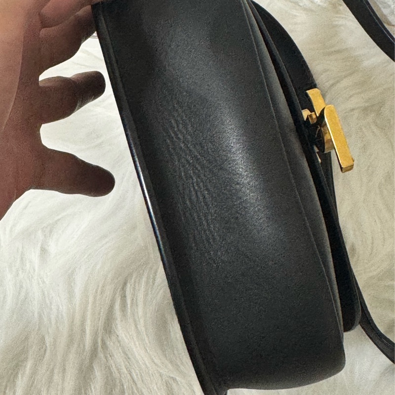 YSL Saint Laurent KAIA 小款滑面牛皮馬鞍-7