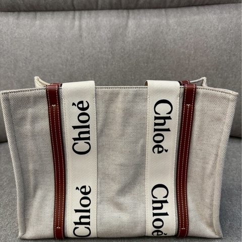 Chloe woody米色中號