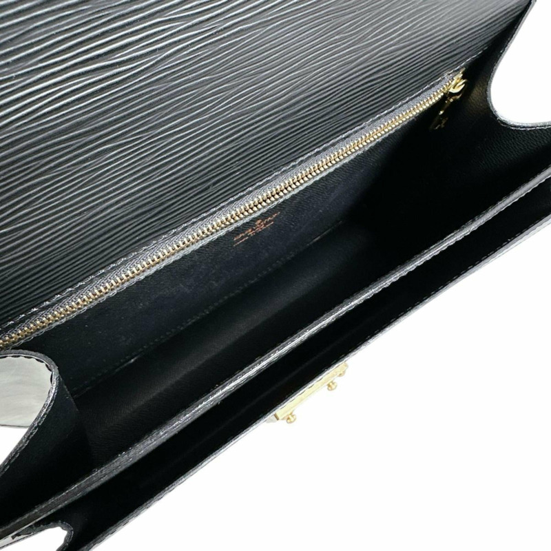 路易威登 Monceau Epi 皮革肩背包 M52792 黑色-10