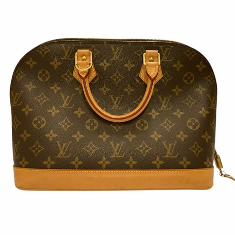 LOUIS VUITTON 路易威登 M51130  Alma 棕色經典老花 PVC 手提包