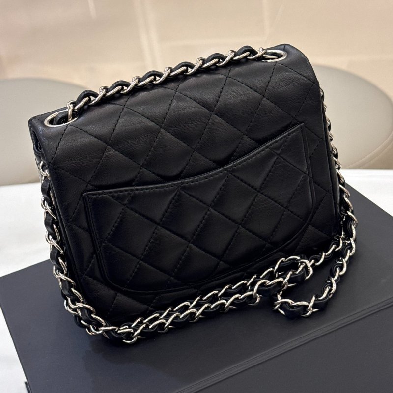 *SHIHNA名牌精品* CHANEL Mini Coco CF17 黑銀方胖-3