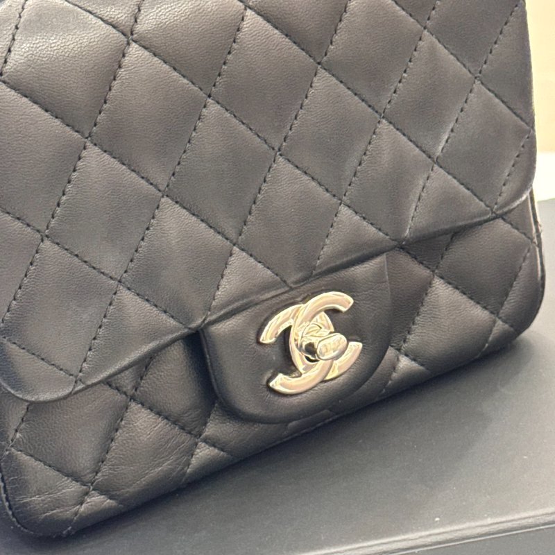 *SHIHNA名牌精品* CHANEL Mini Coco CF17 黑銀方胖-7