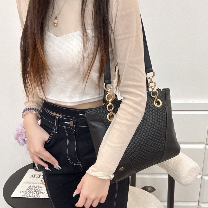 Bally「特價出清」 中古 羊皮 鏈條包 vintage 肩背包 大容量 中古-5