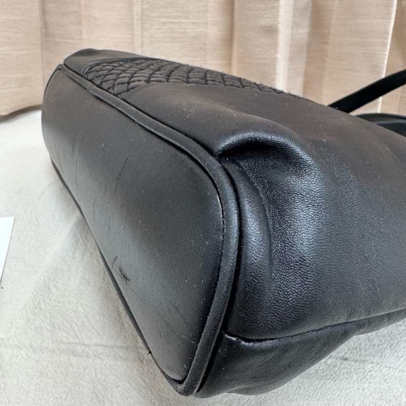 Bally「特價出清」 中古 羊皮 鏈條包 vintage 肩背包 大容量 中古-17