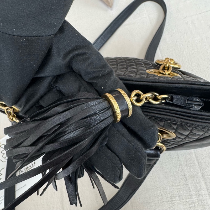 Bally「特價出清」 中古 羊皮 鏈條包 vintage 肩背包 大容量 中古-18