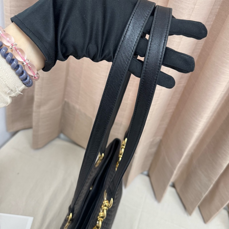 Bally「特價出清」 中古 羊皮 鏈條包 vintage 肩背包 大容量 中古-19