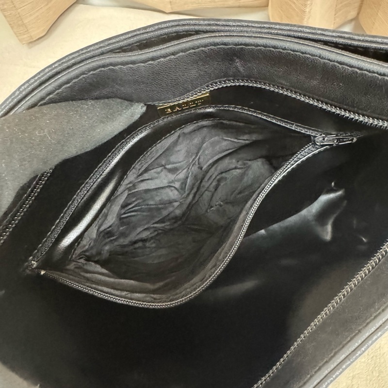 Bally「特價出清」 中古 羊皮 鏈條包 vintage 肩背包 大容量 中古-27