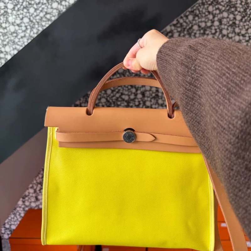 愛馬仕 herbag31 U刻 防水布-0