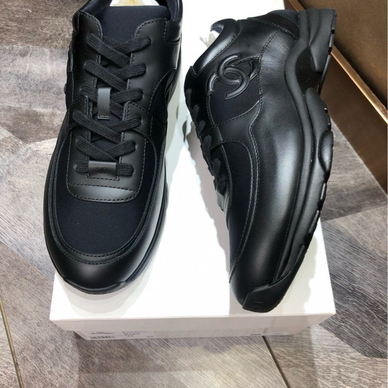 全新 未使用Chanel 香奈兒鞋男士43碼 黑武士運動鞋-5