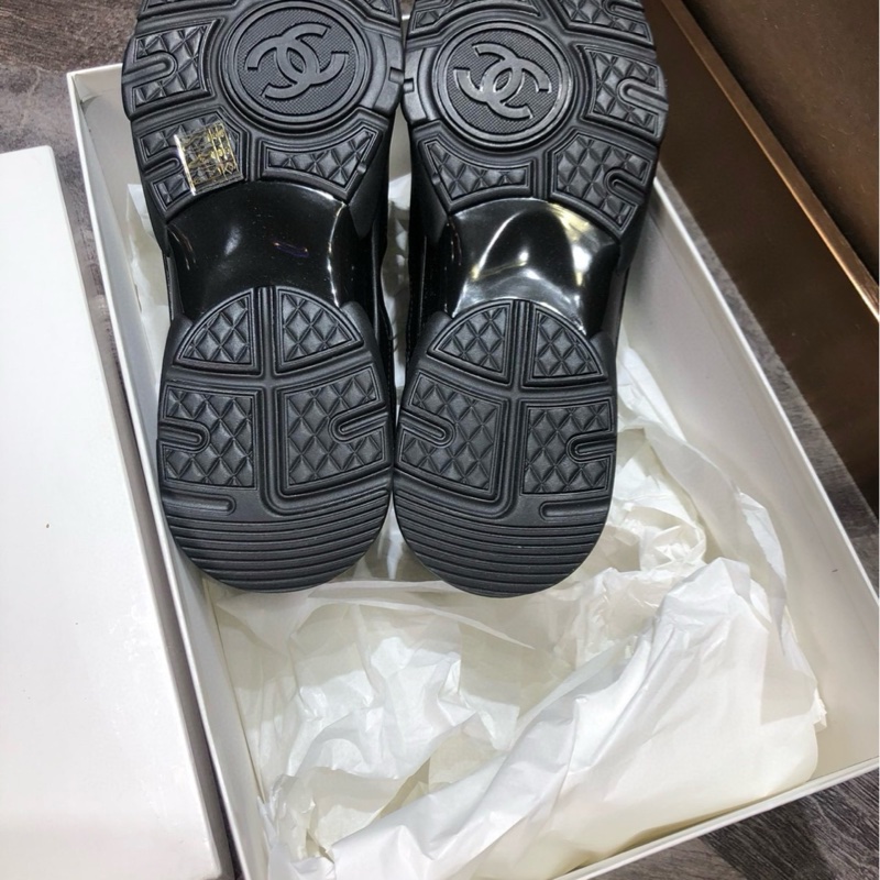 全新 未使用Chanel 香奈兒鞋男士43碼 黑武士運動鞋-12