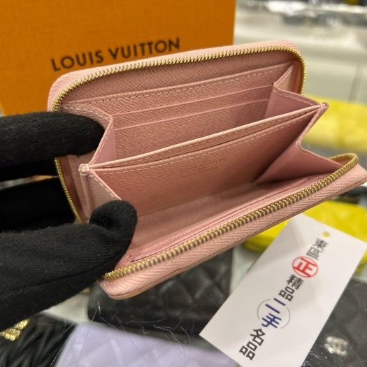 東區正精品㊣ LOUIS VUITTON LV N60229 白色棋盤格白格ㄇ字拉鍊卡片夾零錢包 RZ6167-1