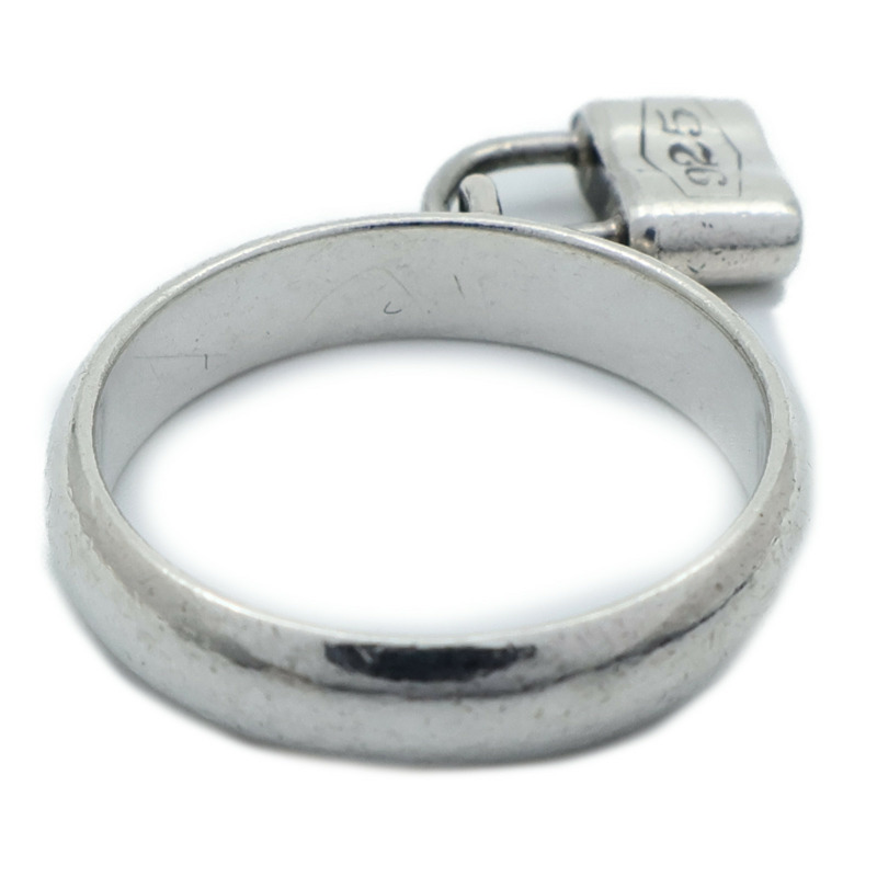 TIFFANY＆CO 925/837純銀Lock Ring戒指US#5.75-4