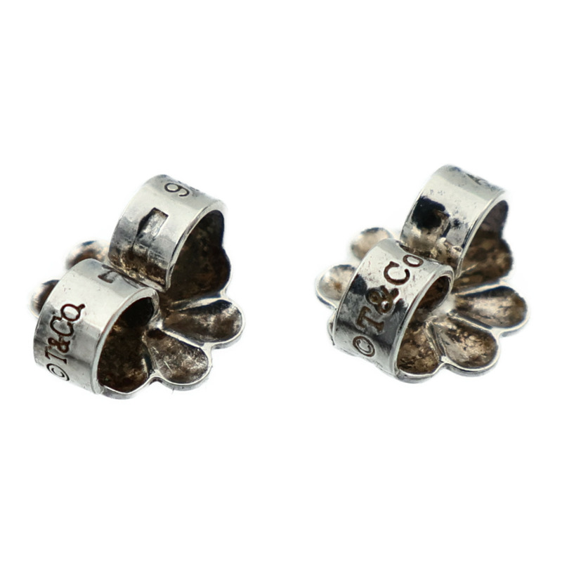 TIFFANY＆CO 925純銀Heart Earrings耳環-5