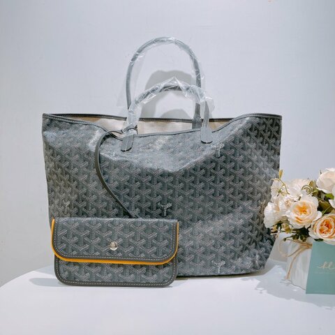 MS0495 Goyard 戈雅經典花紋單肩包包Saint Louis Tote Bag PM Canvas