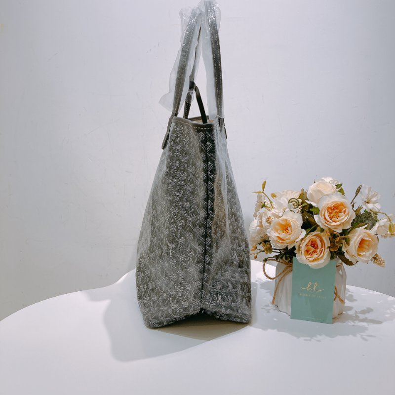 MS0495 Goyard 戈雅經典花紋單肩包包Saint Louis Tote Bag PM Canvas-3