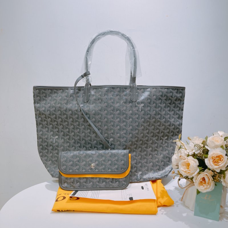 MS0495 Goyard 戈雅經典花紋單肩包包Saint Louis Tote Bag PM Canvas-10
