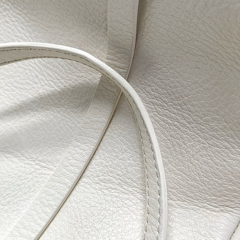 BALENCIAGA Cabas 白色牛皮手提包-8