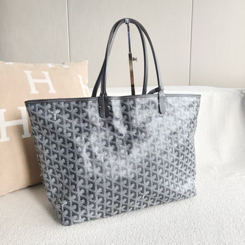 Goyard灰色老花tote托特包中號34*26*14  98新配件防塵袋子袋-4
