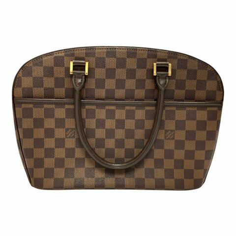 LOUIS VUITTON 路易威登 N51282 Sarria Horizontal 手提包 棋盤格 棕色 金釦