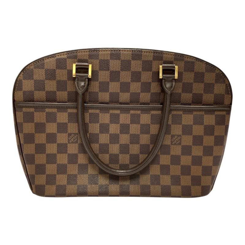 LOUIS VUITTON 路易威登 N51282 Sarria Horizontal 手提包 棋盤格 棕色 金釦-0