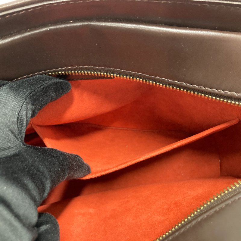 LOUIS VUITTON 路易威登 N51282 Sarria Horizontal 手提包 棋盤格 棕色 金釦-11