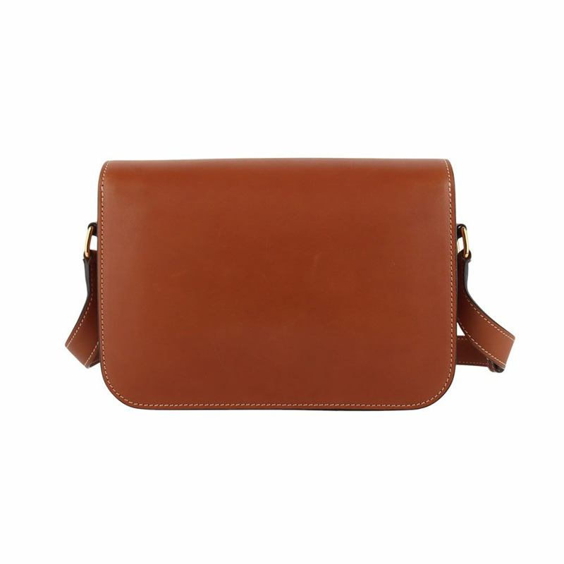 【包稅】CELINE 天然小牛皮棕褐色經典凱旋包-2