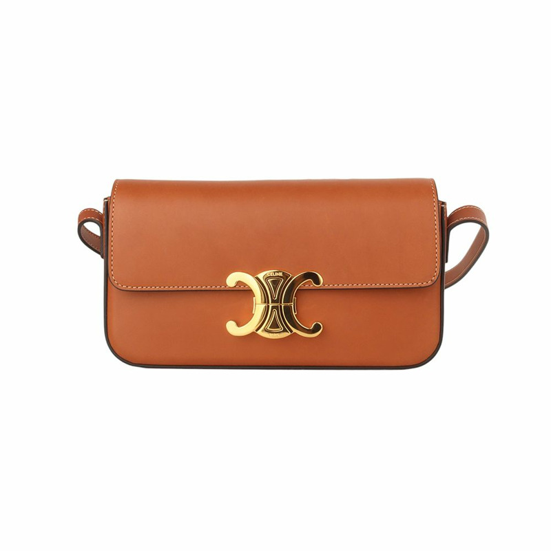 【包稅】CELINE 天然小牛皮 Triomphe 單肩包-0