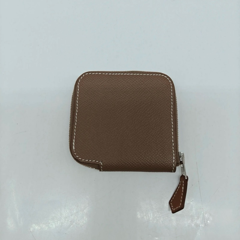 全新閒置 愛馬仕Hermès Silk’in 零錢包｜大象灰 Y刻 EPSOM｜好裝好拿-0