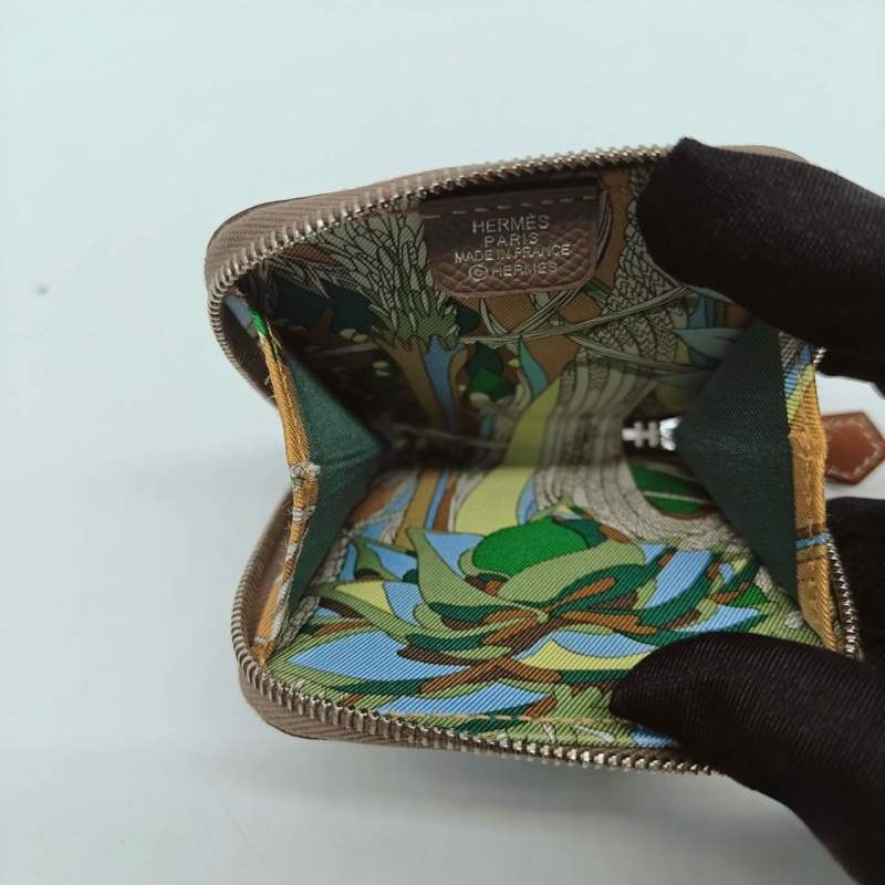 全新閒置 愛馬仕Hermès Silk’in 零錢包｜大象灰 Y刻 EPSOM｜好裝好拿-5