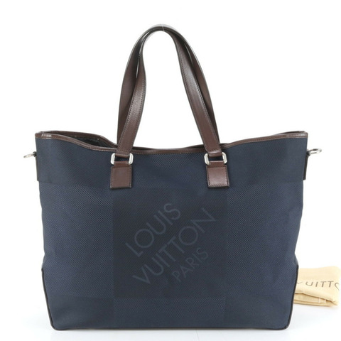 路易威登 Damier Geant Cabas East West N41115 男士真皮手提包