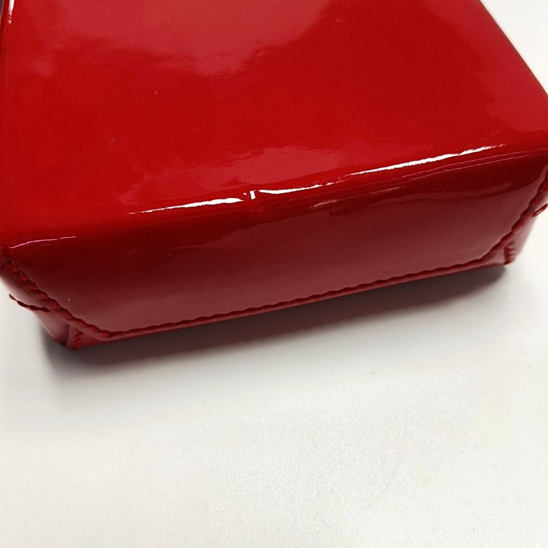 BALENCIAGA托特包紅色牛皮印花單肩包斜挎包黑色五金-9