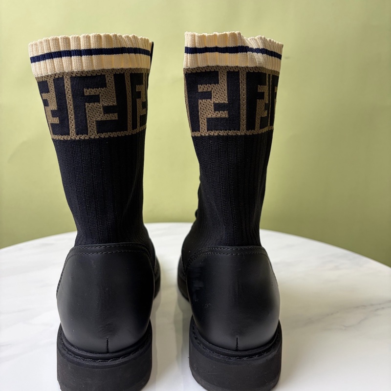 97新 FENDI芬迪 中靴 38碼-2